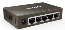 Коммутатор TENDA TEG1005D 5xGE, Desktop металл, Неуправляемий