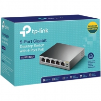 Коммутатор TP-LINK TL-SG1005P 5xGE/4xPoE 56W неуправляемый