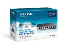 Коммутатор TP-LINK TL-SG108PE 8xGE/4xPoE 65.2W EasySmart