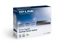 Коммутатор TP-LINK TL-SG2008 8xGE Smart Switch