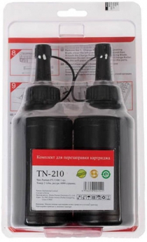 Заправний комплект для картриджа Pantum PC-230R P2200/2207/2507 (2 * 1600стр; 2тонера + 2чіпа) TN-210