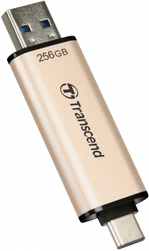 Накопичувач Transcend 256GB USB 3.2 Type-A + Type-C JetFlash 930 R420/W400MB/s Чорний TS256GJF930C