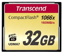Карта памяти Transcend CF  32GB 1066X TS32GCF1000