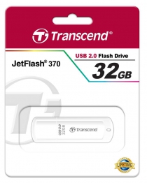 Накопитель Transcend 32GB USB JetFlash 370 White TS32GJF370