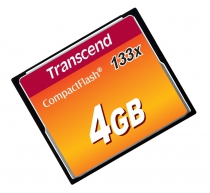 Карта памяти Transcend CF   4GB 133X TS4GCF133