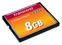 Карта памяти Transcend CF   8GB 133X TS8GCF133