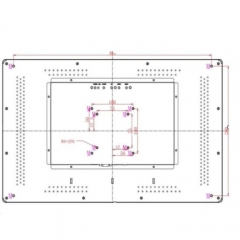 POS-монітор Detaik 21.5" (16*9) 1920*1080, multitouch, VGA, HDMI, USB, ip65, metal case (DTK-2115)