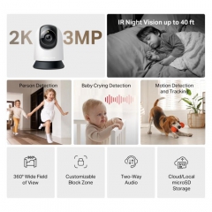 Камера відеоспостереження Mercusys IP-Камера MERCUSYS MC210 3MP N300 microSD motion detection (MC210)