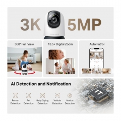 Камера відеоспостереження Mercusys IP-Камера MERCUSYS MC230 5MP N300 microSD motion detection. AI (MC230)