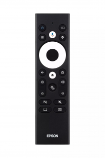 Проєктор домашнього кінотеатру Epson EH-LS650B UHD, 3600 lm, LASER, 0.25, WiFi, Android TV, чорний V11HB07140