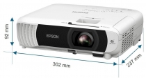 Проєктор Epson EB-W55 WXGA, 4000 lm, 1.3-1.56, WiFi V11HB58042