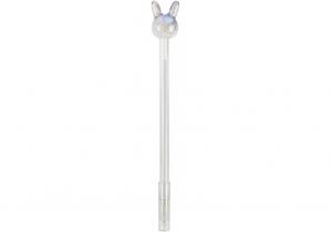 Ручка шариковая гелевая Crystal Rabbit, пишет синим, ассорти MAXI Z19022.