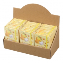 Книга записная YAMMY на резинке, А6, 80 л., клетка., офсет крем., тв.лам.обл., желтая, KIDS LINE ZiBi ZB.116101