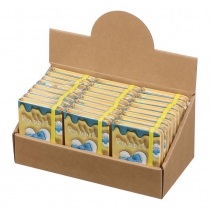 Книга записная YAMMY на резинке, А7, 80 л., ячейка., офсет крем., тв.лам.обл., желтая, KIDS LINE ZiBi ZB.117101