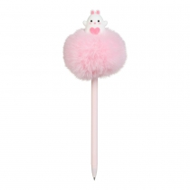 Ручка кулькова, Fluffy Heart, 0,7 мм, синя ZiBi ZB.2007