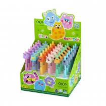 Ручка кулькова автоматична, Hippo, 0,7 мм, синя ZiBi ZB.2107