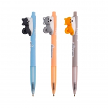 Ручка шариковая автоматическая, Huskie, 0,7 мм, синя ZiBi ZB.2111