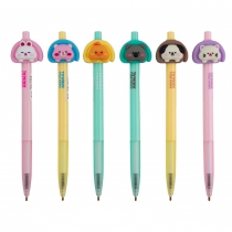 Ручка кулькова автоматична, Animal Pie, 0,7 мм, синя ZiBi ZB.2114