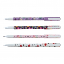 Ручка гелева "Пиши-стирай", 0,5мм, для дівчаток, 12шт в дисплеї, KIDS Line ZiBi ZB.2212-99