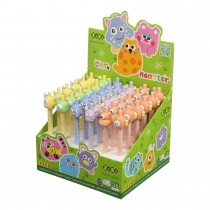 Ручка кулькова автоматична, FUNNY MONSTER, 0,7 мм, синя ZiBi ZB.2225