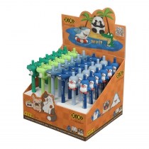 Ручка кулькова автоматична, SEA ANIMALS, 0,7 мм, синя ZiBi ZB.2226