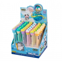 Ручка гелевая, BEAR, 0,5 мм, синяя ZiBi ZB.2238