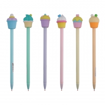 Ручка гелевая, BEAR, 0,5 мм, синяя ZiBi ZB.2238