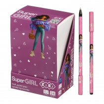 Ручка кулькова SUPER GIRL 0,5 мм, синя ZiBi ZB.2240