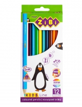 Кольорові олівці, 12 кольорів, KIDS LINE ZiBi ZB.2414