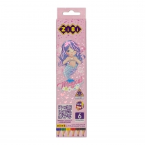 Олівці кольорові, 6кол., МАГІЯ, KIDS Line ZiBi ZB.2447