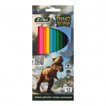 Олівці кольорові, 12 кольорів, DINO ZiBi ZB.2455