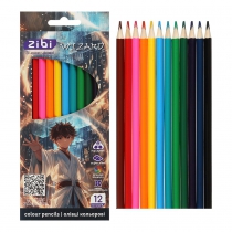 Олівці кольорові, 12 кольорів, ANIME, KIDS Line ZiBi ZB.2456