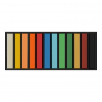 Пастель суха художня м'яка, 12 кольорів, ART Line ZiBi ZB.2493