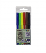 Фломастери, 6 кол., СОБАКИ ТА КОТИ, SMART Line ZiBi ZB.2814