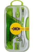 Готовальня BASIS, 10 предметов, салатовый ZiBi