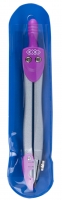 Циркуль в мягком PVC чехле, розовый ZiBi ZB.5390-10