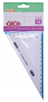 Косинець 140мм, 90°/60° з блакитною смужкою, блістер, KIDS Line ZiBi ZB.5622-14 Косинець 140мм, 90°/60° з блакитною смужкою, блістер, KIDS Line ZiBi ZB.5622-14