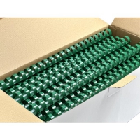 Пружины пластиковые bindMARK 19 мм, зеленые (100 шт.) (уп.) b43475