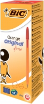 Ручка "Orange", червона, 20 шт/уп, без ШК на ручці BIC bc1199110112