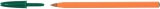 Ручка "Orange", зелена, 20 шт/уп, без ШК на ручці BIC bc1199110113
