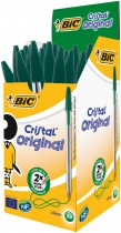 Ручка шариковая "Cristal", зеленый BIC bc875976
