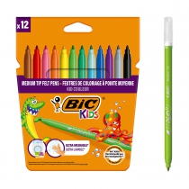 Фломастеры "Kid Coleour", 12 цветов BIC bc975110