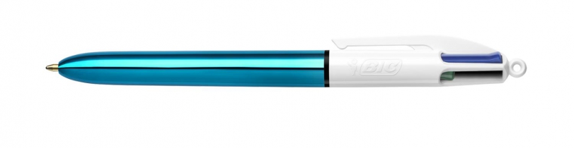 Ручка "4 in 1 Colours Shine Blue", блакитна BIC bc982874