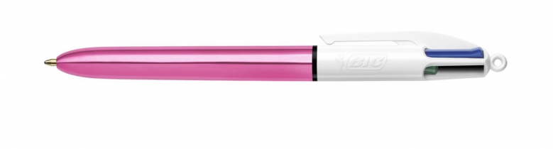 Ручка "4 in 1 Colours Shine Pink", рожева BIC bc982875