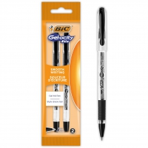 Комплект ручок гелевих "Gel-ocity Stic", чорна, 2 шт в блістері BIC bc989708