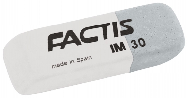 Резинка IM30, бело-серая Factis