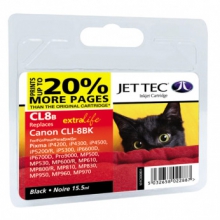 Картридж JetTec для Canon Pixma iP4200/iP4500/iP6600 аналог CLI-8B Black (1338BJT) w_1338BJT
