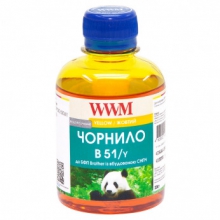 Чорнило WWM B51 Yellow для Brother 200г (B51/Y) водорозчинне w_B51/Y