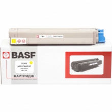 Картридж BASF замена OKI 44059117/44059105 Yellow (BASF-KT-C810Y) w_BASF-KT-C810Y