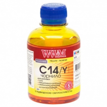 Чернила WWM C14 Yellow для Canon 200г (C14/Y) водорастворимые w_C14/Y